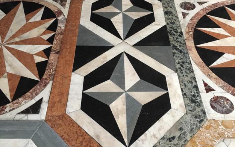 La Scuola grande dei Carmini a Venezia, i pavimenti