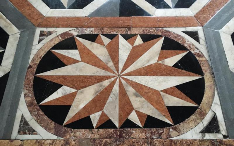 La Scuola grande dei Carmini a Venezia, i pavimenti