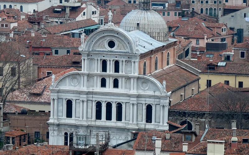 La chiesa di san zaccaria a Venezia in stile rinascimentale