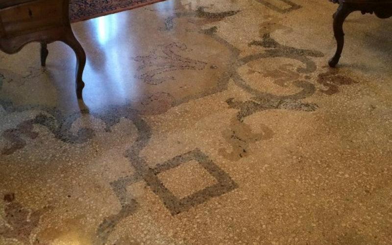 Pavimenti in Terrazzo alla Veneziana a Palazzo Loredan