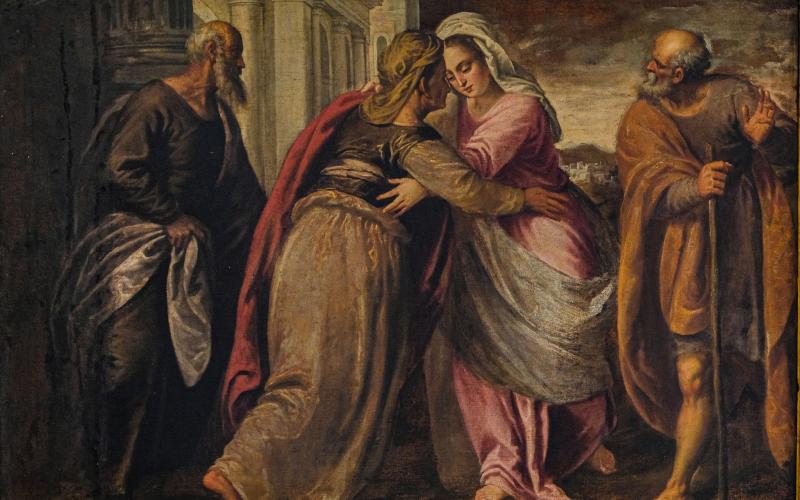 Maria visita Elisabetta