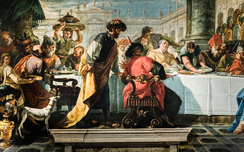 -... durante la cena in casa del Fariseo. Francesco Fontebasso 1735. Ph. Francesco Bianco