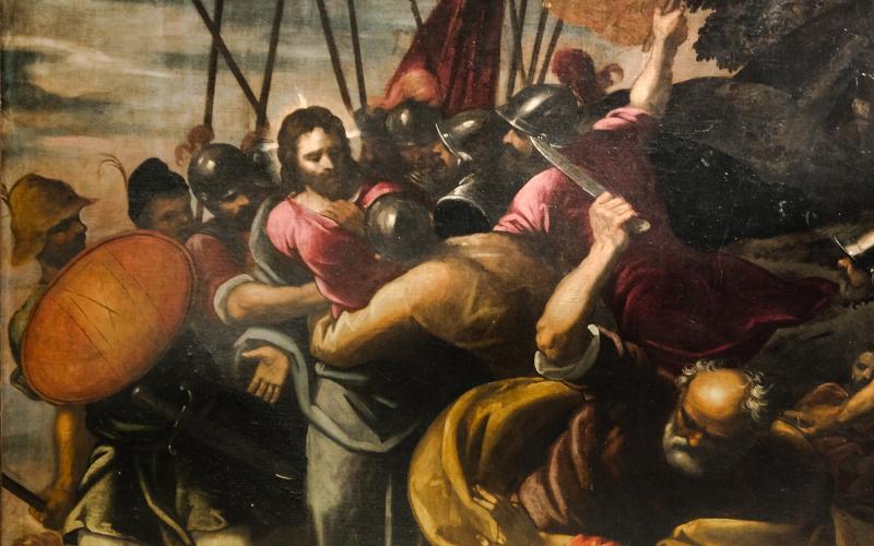 Gesù catturato, difeso da Pietro armato di spada. Ph. Francesco Bianco