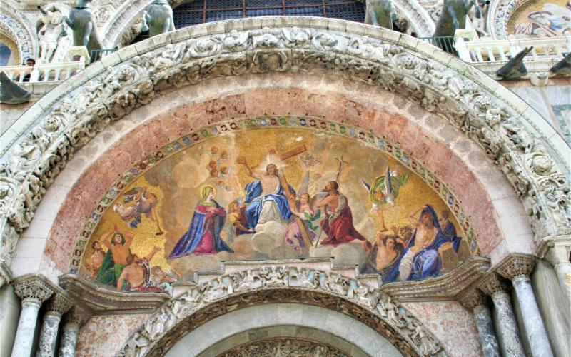 Mosaici della facciata della Basilica di San Marco