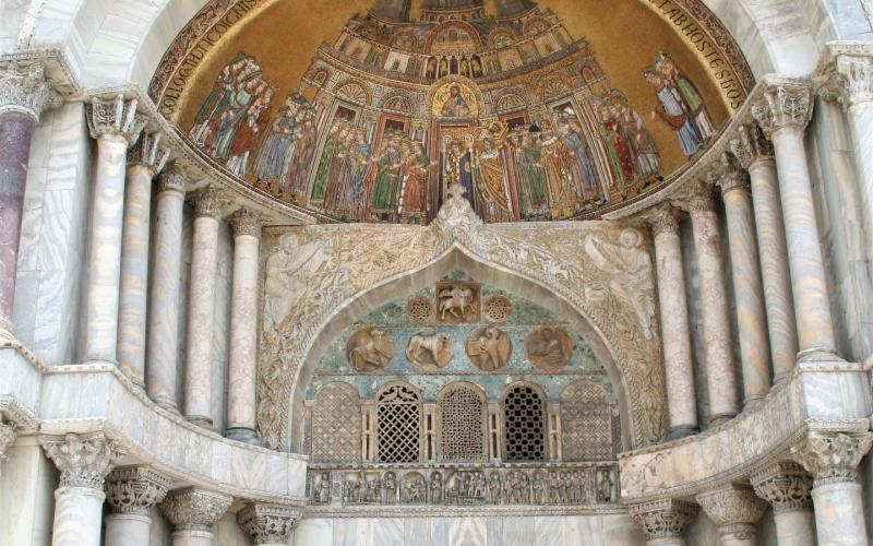 Mosaici della facciata della Basilica di San Marco