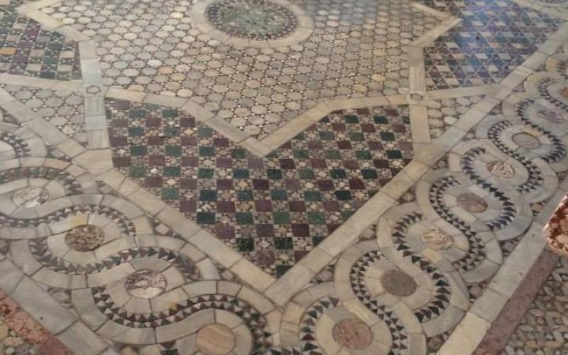 Ca' d'oro:Mosaici del pavimento del portego