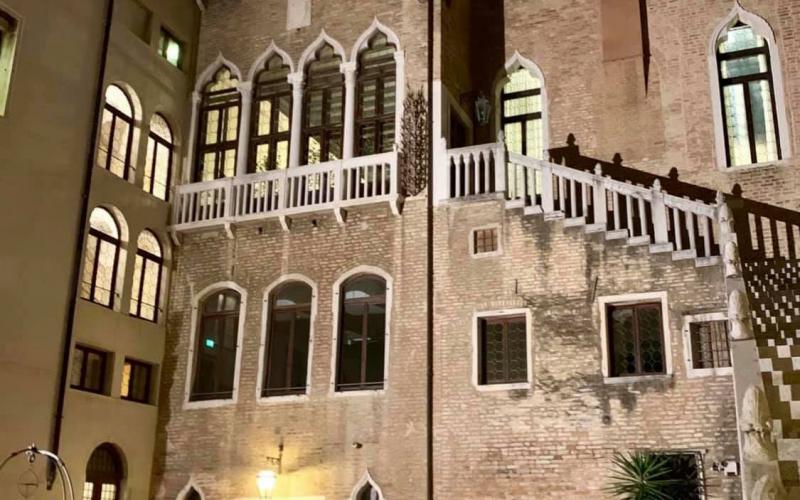 Ca' Foscari, il cortile piccolo: la facciata del retro