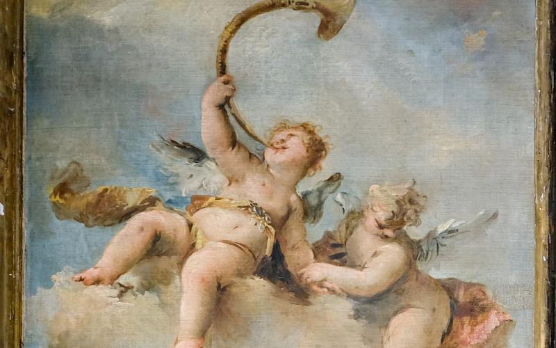 Dipinti nella chiesa dell'arcangelo raffaele a Venezia