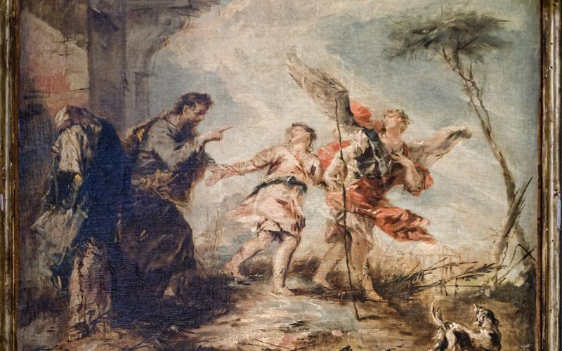 Dipinti nella chiesa dell'arcangelo raffaele a Venezia