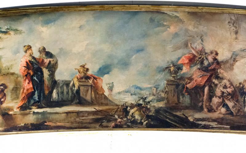 Dipinto nella chiesa di San Raffaele a Venezia