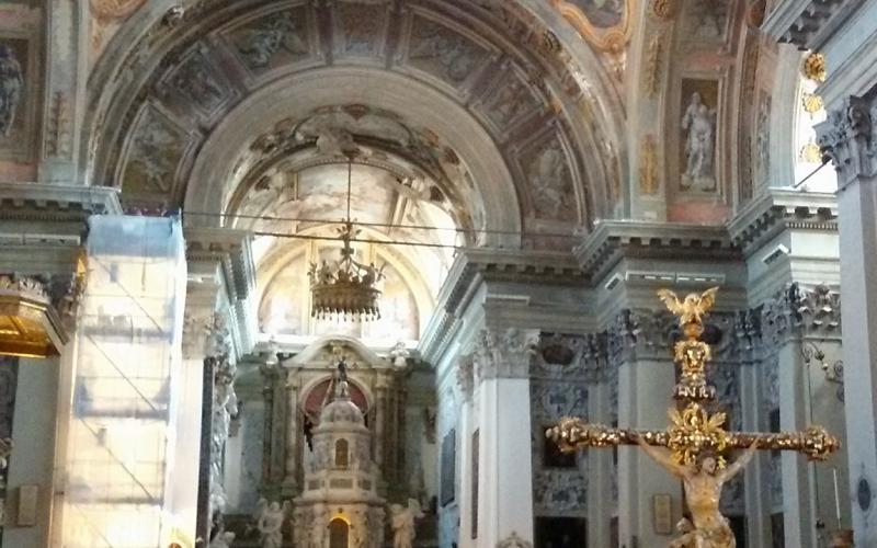 interno della chiesa dei Tolentini a Venezia