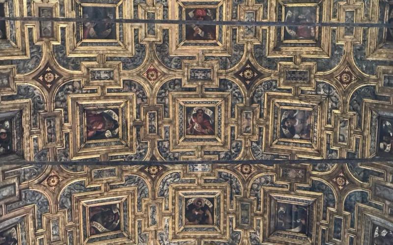 Il soffitto della Chiesa di Santa Maria dei Miracoli a Venezia