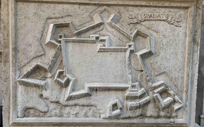 Chiesa di Santa Maria del Giglio, la raffigurazione di Spalato
