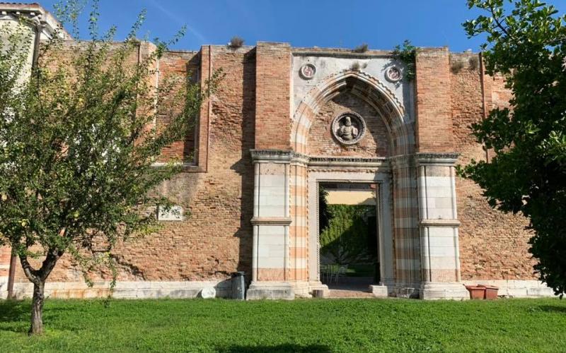 Chiesa dei Servi a Venezia: resti della facciata principale