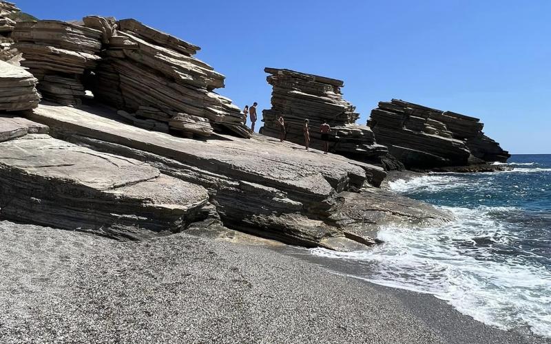 La spiaggia di Triopetra