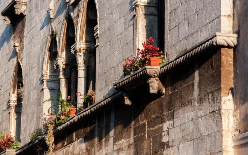 Architetture veneziane nel centro storico di Parenzo