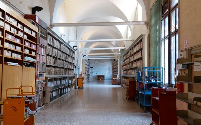 Frari, archivio di stato, foto degli interni