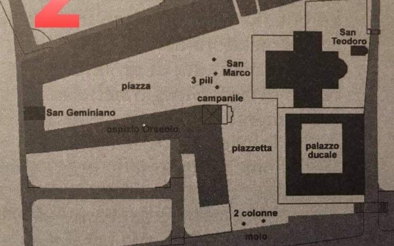 Chiesa di San Gemignano, posizione in fondo alla piazza