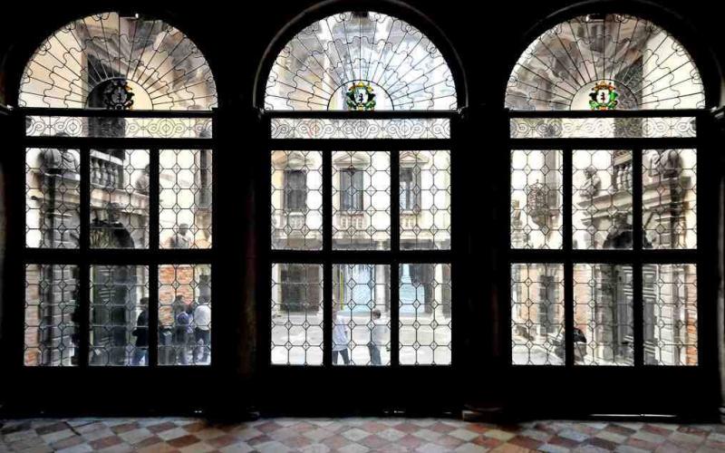 Il portego di Palazzo Pisani a Venezia