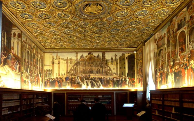 Scuola di San Marco: il soffitto della la sala capitolare