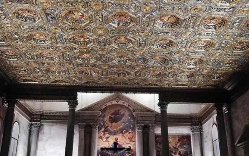 Scuola di San Marco: il soffitto della la sala capitolare