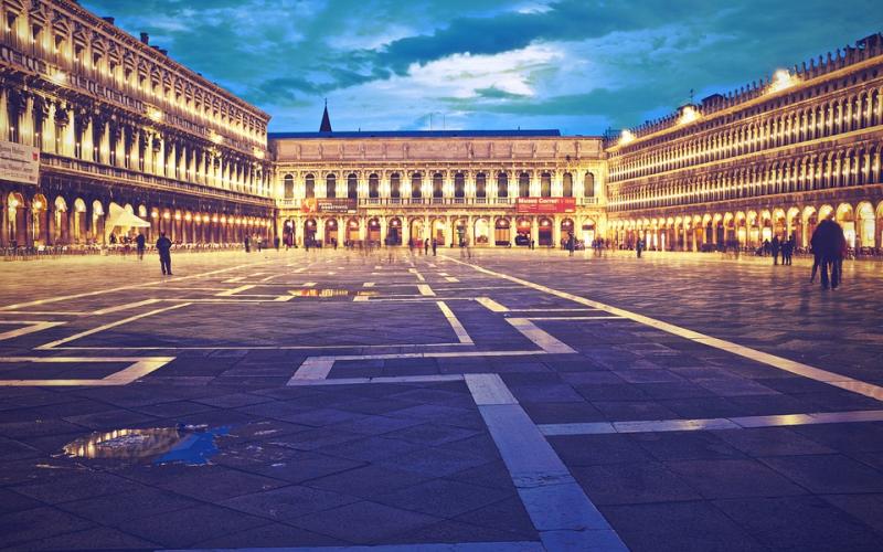 Nuovi pavimenti di piazza san marco