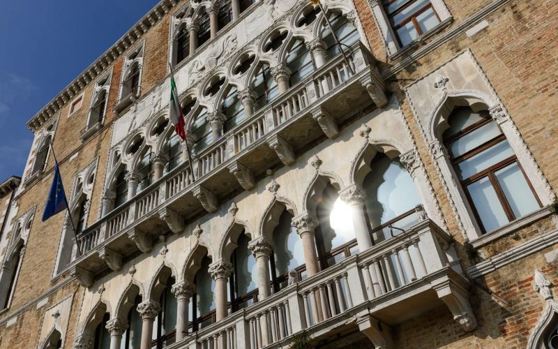 La facciata sul canal grande